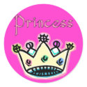 Princess Crown Stickers