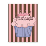 Princess cupcake postcards