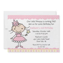Princess Dance Birthday Invitation