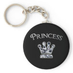 Princess Diamond Crown Key Chains