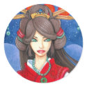 Princess Dragon Sticker, Small