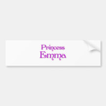 Princess Emma Bumper Stickers