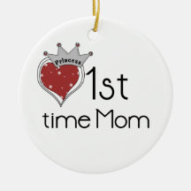 Princess Heart 1st Time Mum Gifts Christmas Tree Ornaments
