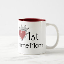 Princess Heart 1st Time Mum Tshirts and Gifts Mug