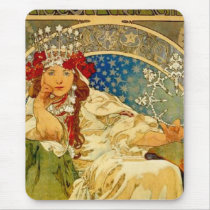 Princess Hyacinth by Mucha Mousepad