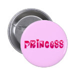 Princess in Hearts Pinback Buttons