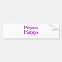 Princess Kenna Bumper Sticker