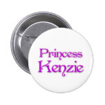 Princess Kenzie Pinback Button