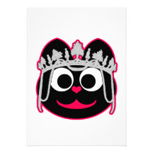 Princess Kitty Pink Personalized Announcement