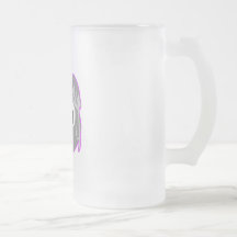 Princess Kitty Purple - Grey Coffee Mugs