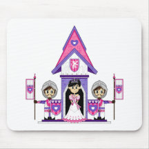 Princess & Knights at Mini Castle Mousepad