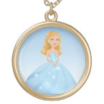Princess Locket Necklace for Girls