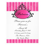 Princess Name Filigree Invitations
