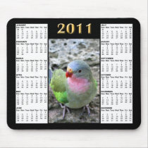Princess Parrot 2011 Calendar Mousepad