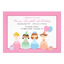 Princess Party Announcements