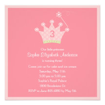Princess Party Invitation