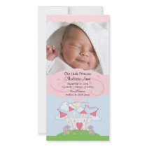 Princess PHOTO Birth Announcement