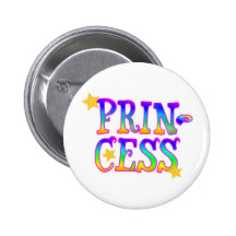 Princess Pinback Button