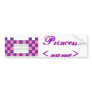 Princess Pink/Purple Castle Bumper Sticker