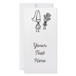 Princess & Pirate Doodle Photo Card Template
