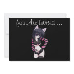 PRINCESS PORTRAITS "DIVA KITTY" INVITATIONS