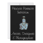 PRINCESS PORTRAITS INVITATION @ ZAZZLE