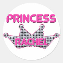Princess Rachel Round Sticker