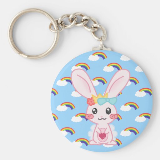 Princess Rainbow Keychain