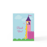 Princess Rapunzel Thank You Card