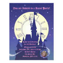 Princess Royal Birthday Party Invitation