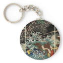 Princess Shiranui fighting the evil Sotoku-in keychains