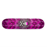 Princess Skull & Bones Skateboard