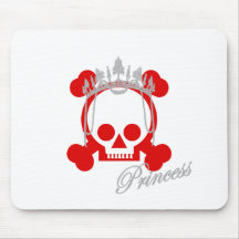 Princess Skull Mouse Mat