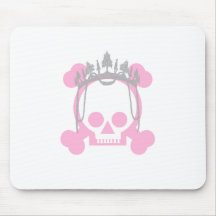 Princess Skull Mouse Pad