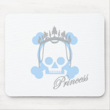 Princess Skull Mouse Pad