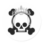 Princess Skulls stickers