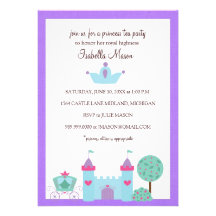 Princess Tea Party Invitations