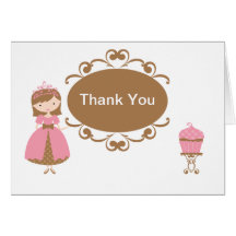 Princess Thank You Card