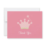 Princess Thank You Note Custom Announcements