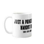 Princess Waiting for her Knight in Shiny Leather mugs