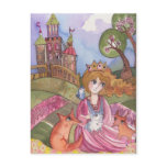 Princess Who loved Animals Postcard
