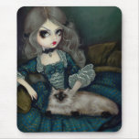 Princess with a Himalayan Cat mousepads