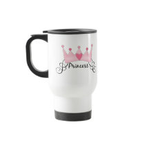 Princess With Crown - Customisable Coffee Mug