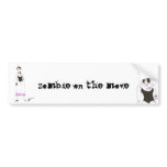 Princess Zombie the 3rd bumper stickers