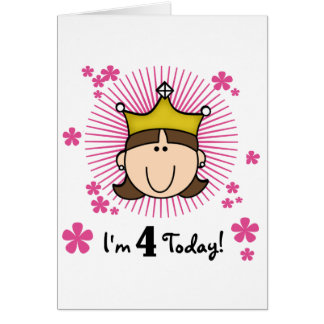 4 Years Old Girl Birthday Cards, Photo Card Templates, Invitations &amp; More