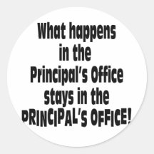 Principal's Office Stickers