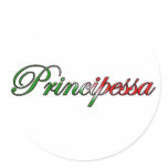 Principessa (Italian Princess) stickers