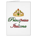 Principessa Italiana (Italian Princess) Greeting Card