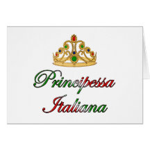 Principessa Italiana (Italian Princess) Cards