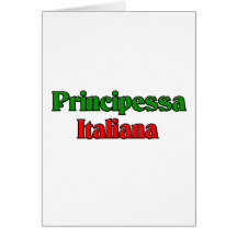 Principessa Italiana (Italian Princess) Cards